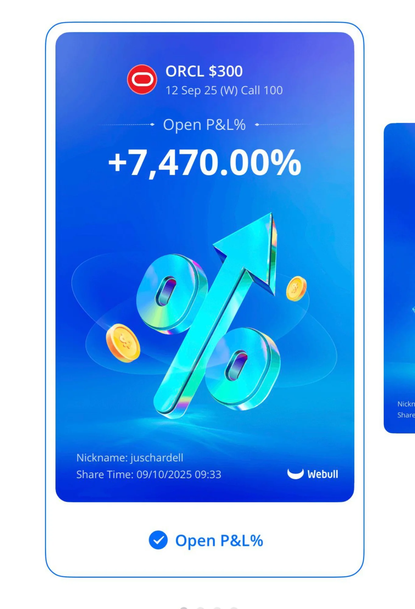 Trading result 3